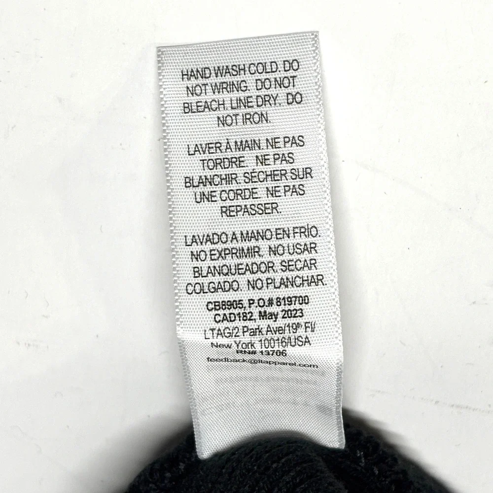 New Carhartt Acrylic Watch Hat Toddler Infant Caviar‎ Black Beanie Gorpcore